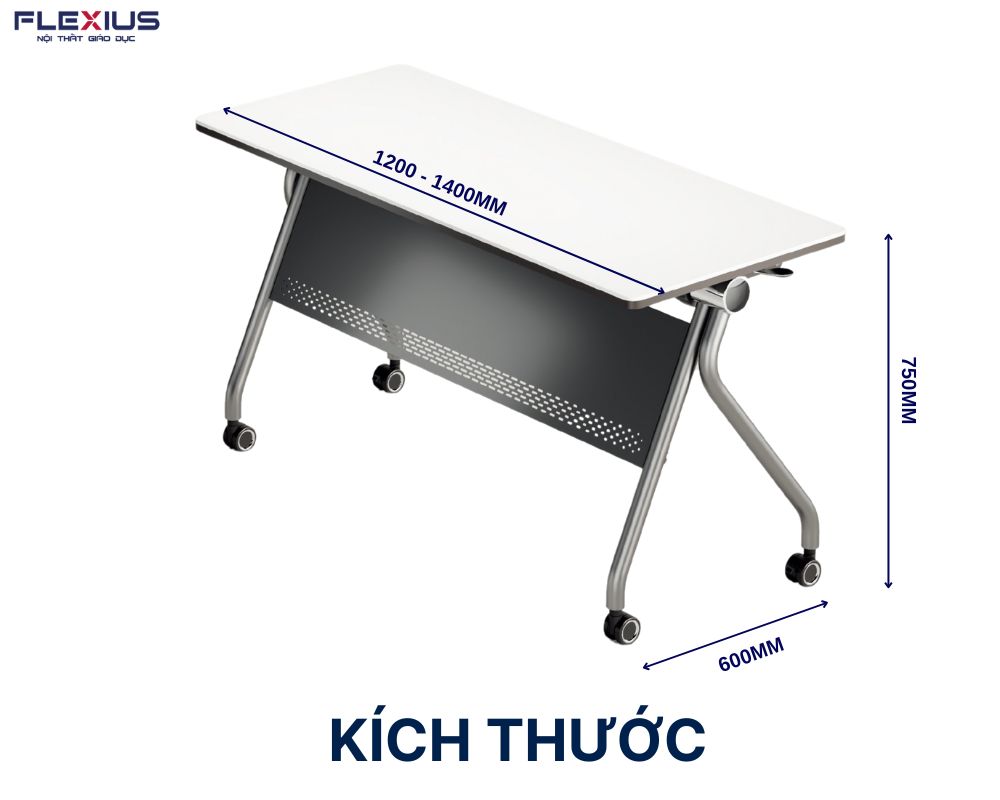 Kích thước bàn đào tạo MATE
