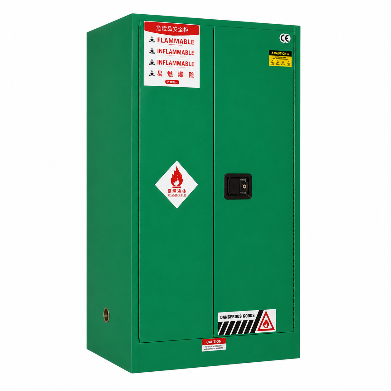 Tủ bảo quản các chất dễ cháy nổ màu xanh lá