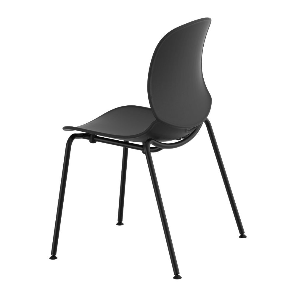 Ghế Nira 4 Chân Cố Định Nr 010M - Đen