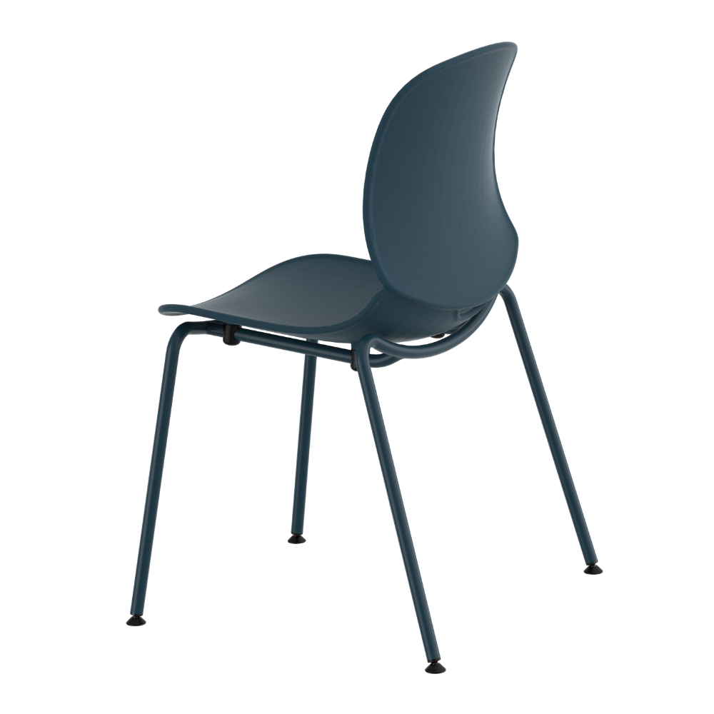 Ghế Nira 4 Chân Cố Định Nr 010M - Xanh than