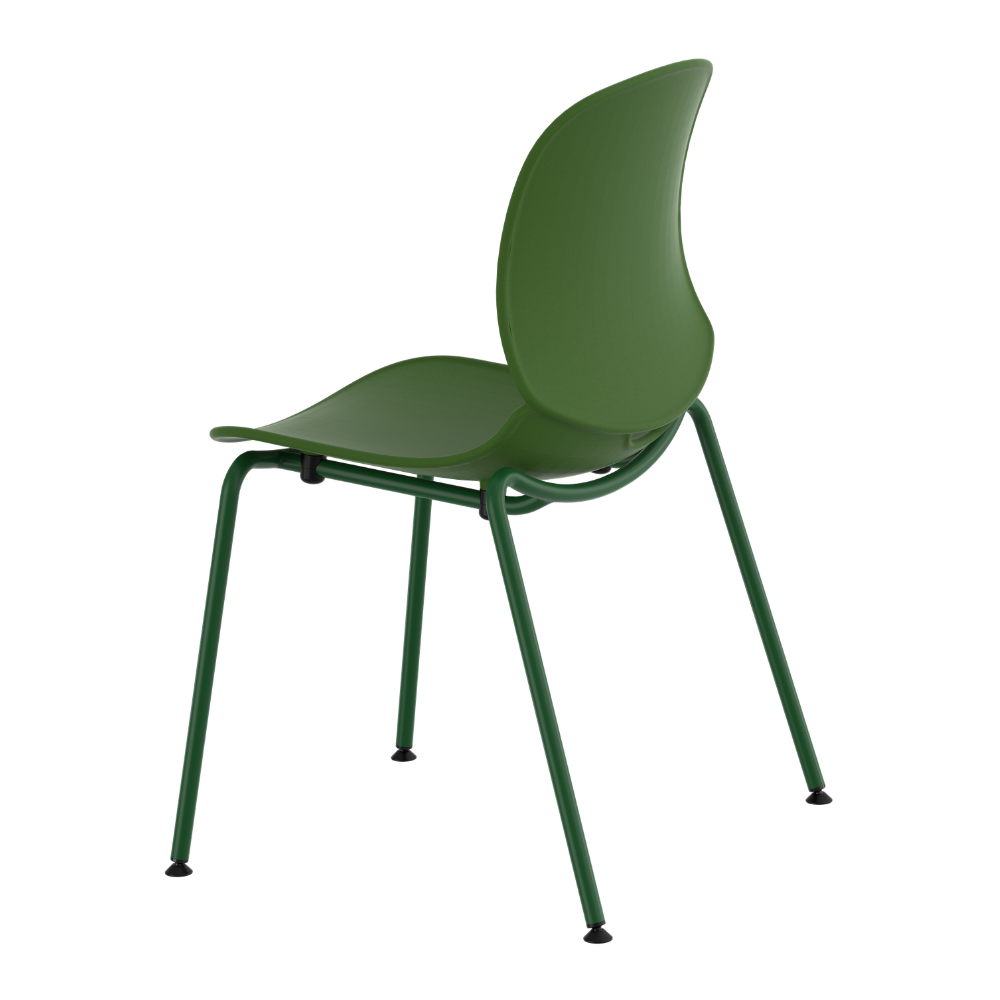 Ghế Nira 4 Chân Cố Định Nr 010M - Xanh Rêu